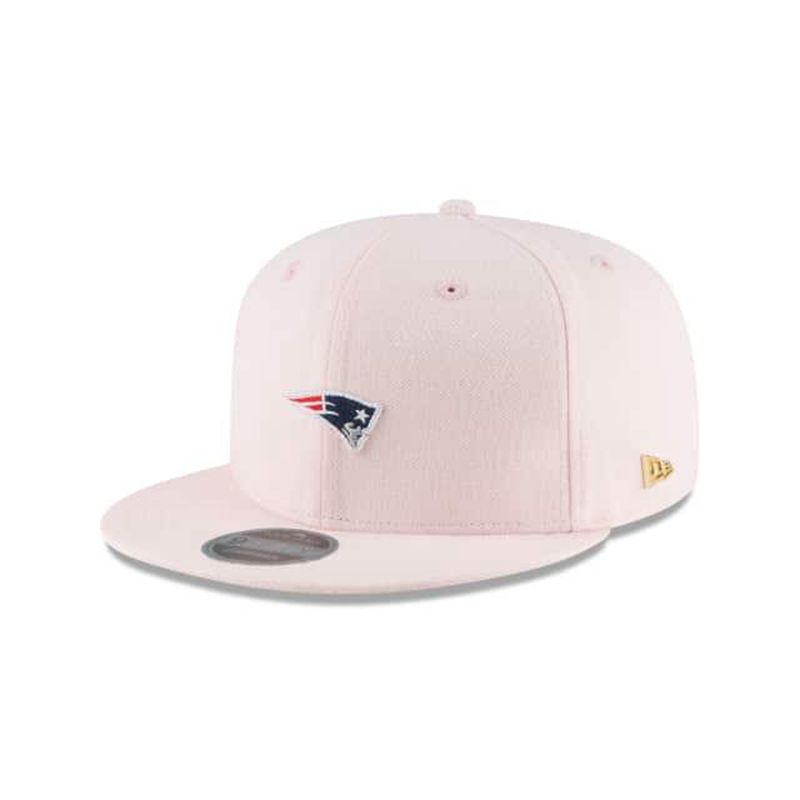 NFL New England Patriots Micro Stitch 9Fifty Snapback (PBT3509) - Pink New Era Caps